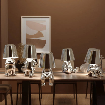 RayDude Artistic Lamp | Dimmable, Rechargeable Resin Design 2