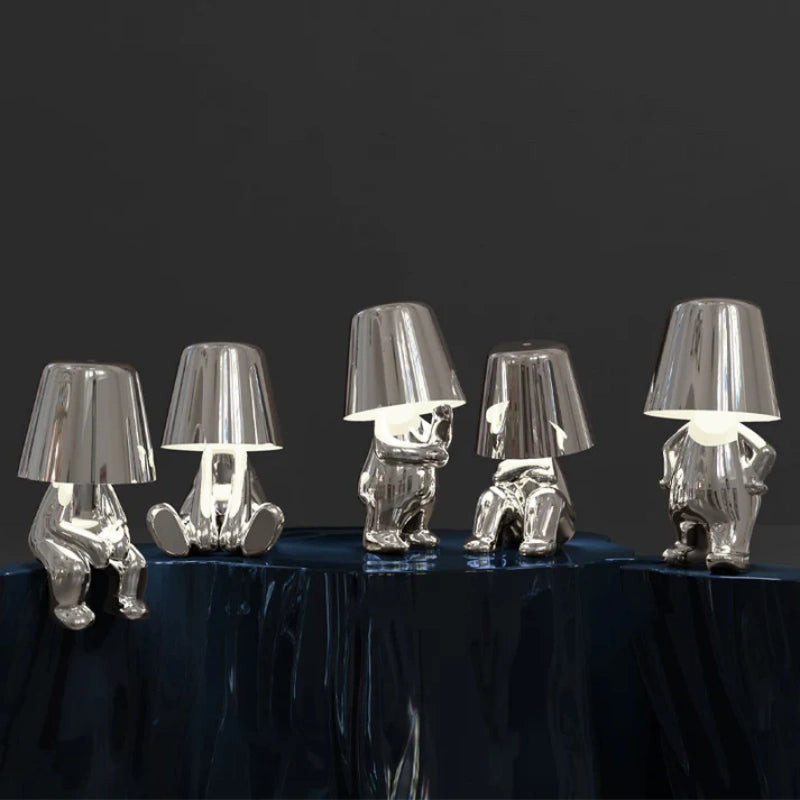 RayDude Artistic Lamp | Dimmable, Rechargeable Resin Design 5