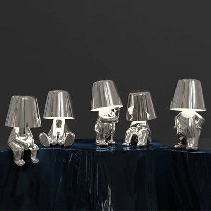 RayDude Artistic Lamp | Dimmable, Rechargeable Resin Design 5