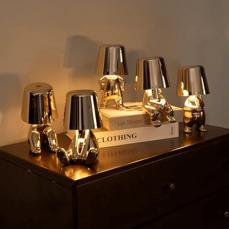 RayDude Artistic Lamp | Dimmable, Rechargeable Resin Design 6
