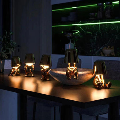 RayDude Artistic Lamp | Dimmable, Rechargeable Resin Design 7