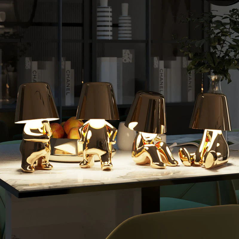 RayDude Artistic Lamp | Dimmable, Rechargeable Resin Design 8