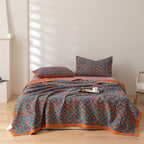 Reversible Organic Cotton Quilt – Six-Layer Breathable Design for All-Season Comfort 4