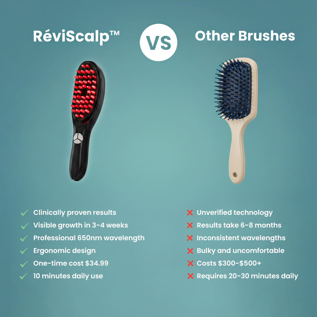 RevitaScalp Hair Regrowth Solution | Natural Ingredients, Non-Invasive 3