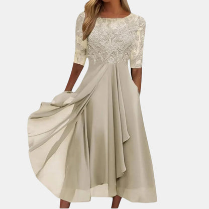 Rhea Women's Dress | Lace, Timeless Elegance for Special Occasions 2