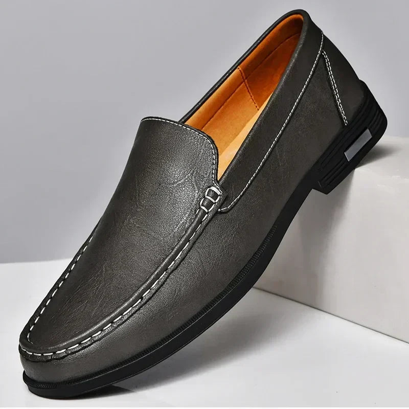 Alvaro - Genuine Leather Slip-On Shoes