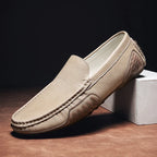 Renly Loafers — Men's Genuine Leather Dress Shoes with Breathable Comfort