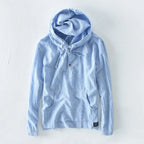 Lightweight Linen Hoodie with Breathable Soft Fabric for Spring Comfort