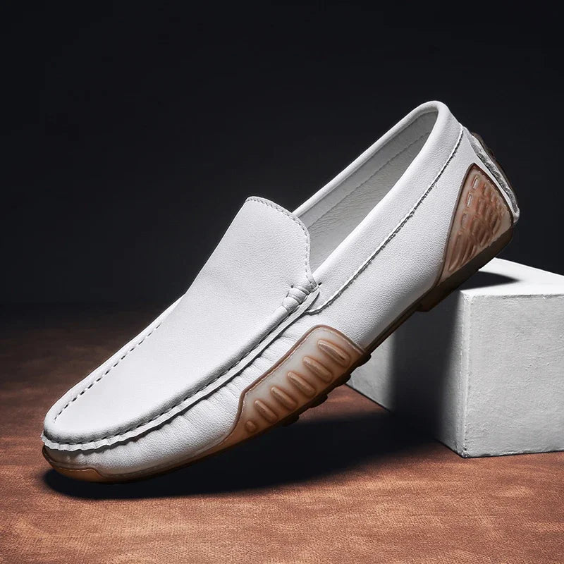 Renly Loafers — Men's Genuine Leather Dress Shoes with Breathable Comfort