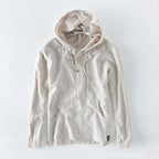 Lightweight Linen Hoodie with Breathable Soft Fabric for Spring Comfort