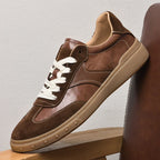 Stevano — Genuine Leather Sneakers with Cushioned Sole