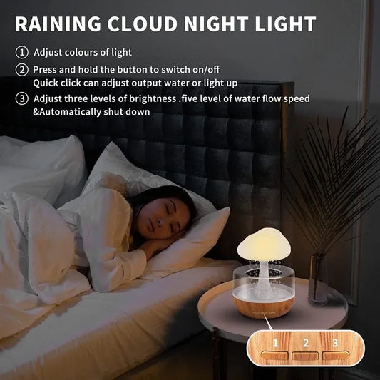 Rain Cloud Humidifier & Night Light
