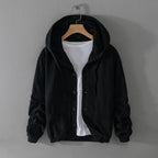 Lightweight Cotton-Linen Blend Hoodie with Breathable, Soft Texture