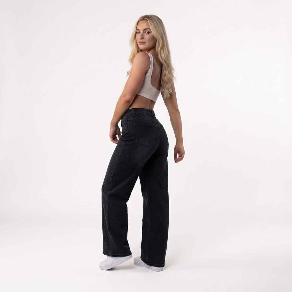 Sculpt Wide Leg Jeans | Curve-Sculpt Technology, Mid Rise, Comfort Fit 10