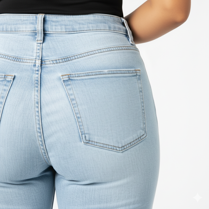 Sculpt Wide Leg Jeans | Curve-Sculpt Technology, Mid Rise, Comfort Fit 6