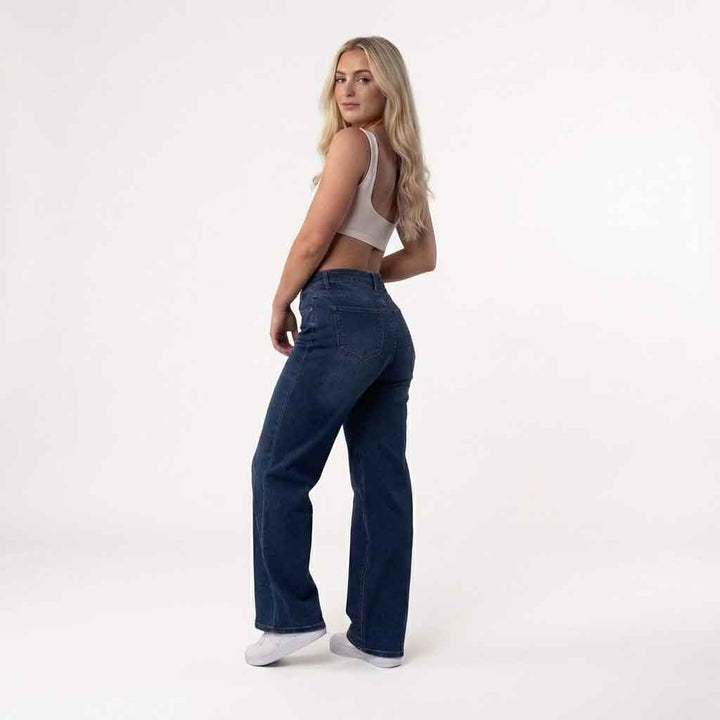 Sculpt Wide Leg Jeans | Curve-Sculpt Technology, Mid Rise, Comfort Fit 9