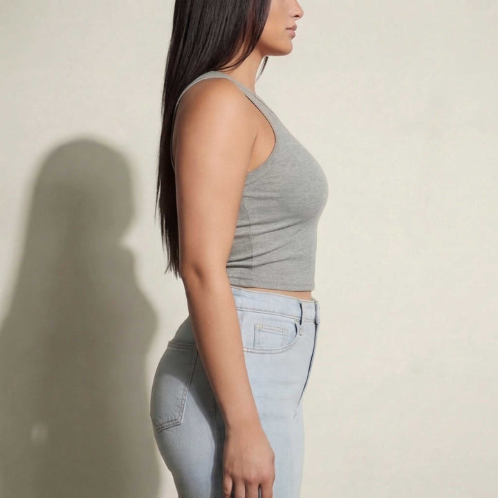 Sculpt Wide Leg Jeans | Mid Rise, Curve-Sculpt Technology, Black Denim 7