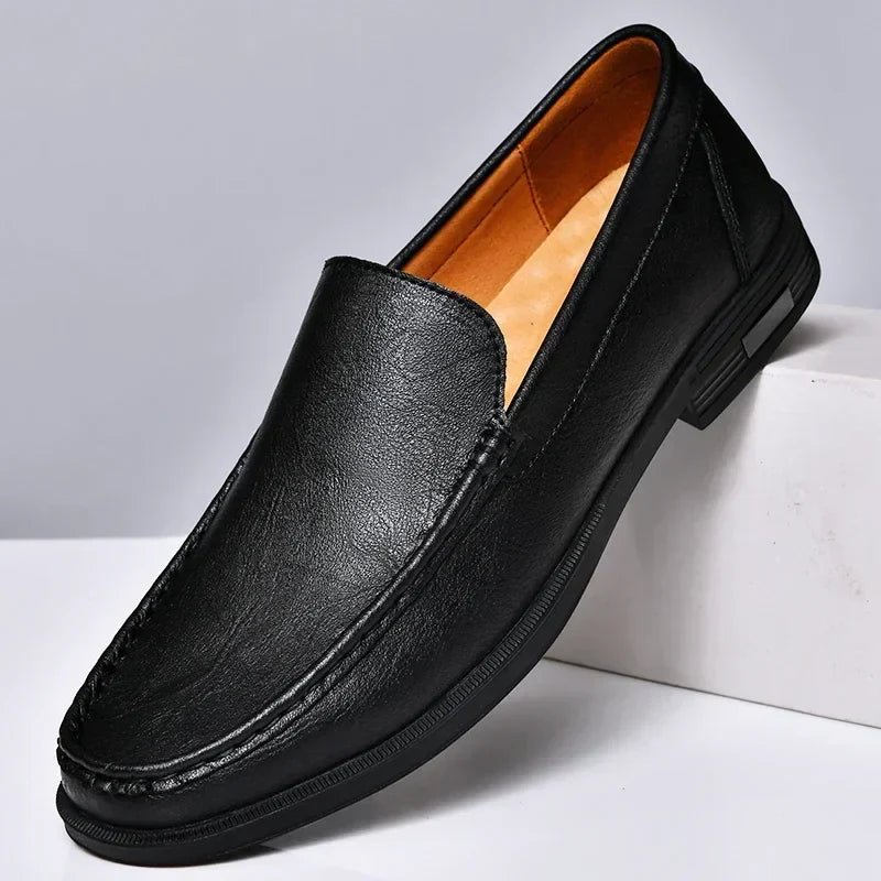 Alvaro - Genuine Leather Slip-On Shoes