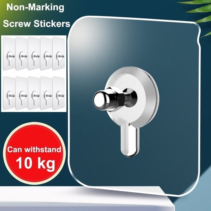 Sena Wall Hooks | Self-Adhesive, Heavy-Duty Coat Hooks for Wall, Key Hooks 2