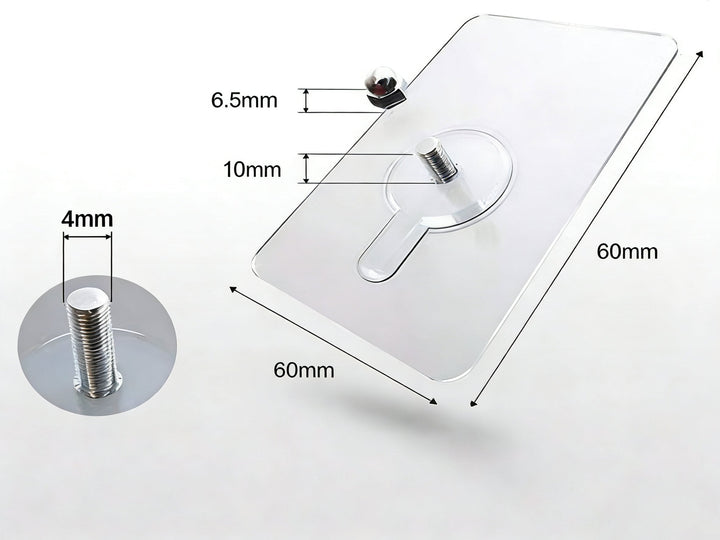 Sena Wall Hooks | Self-Adhesive, Heavy-Duty Coat Hooks for Wall, Key Hooks 6