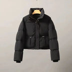 Elanora — Women's Puffed Cropped Jacket for Warmth and Style
