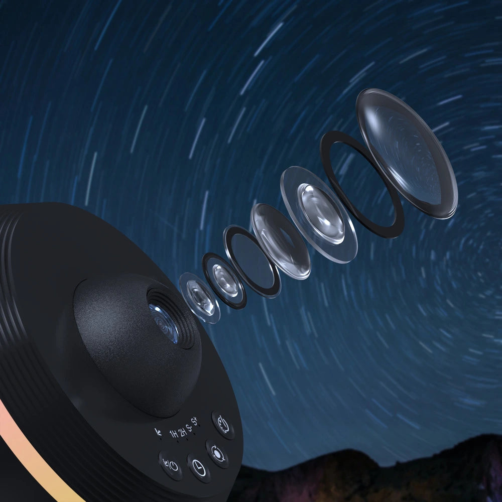 Sirius Galaxy Lamp | Celestial Night Light Projector, USB Powered 7