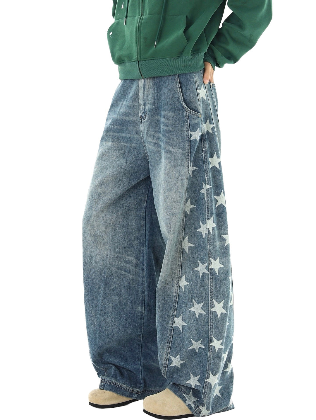 Stellar Wide Leg Jeans | Lightweight Denim, Exaggerated Silhouette 2