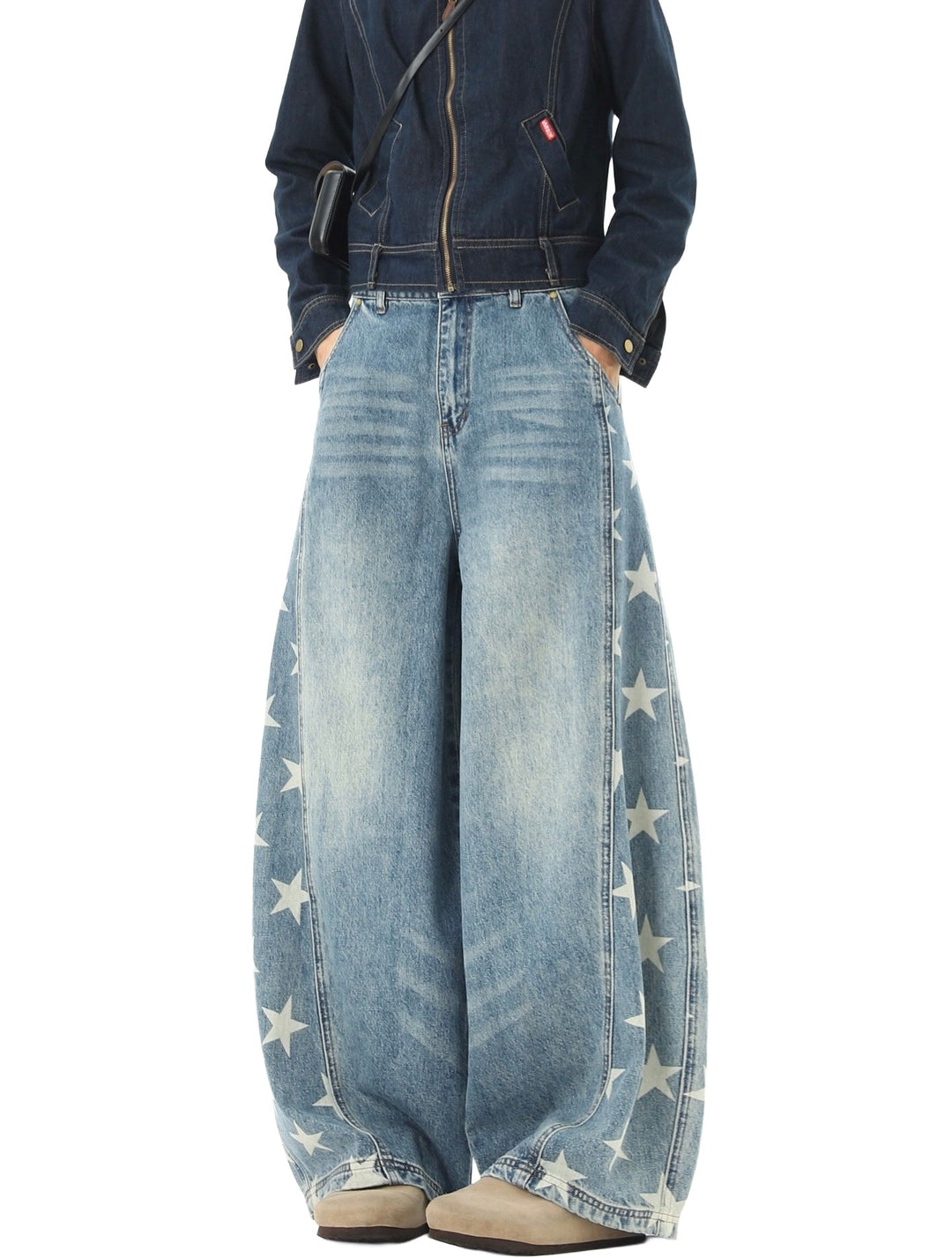 Stellar Wide Leg Jeans | Lightweight Denim, Exaggerated Silhouette 4