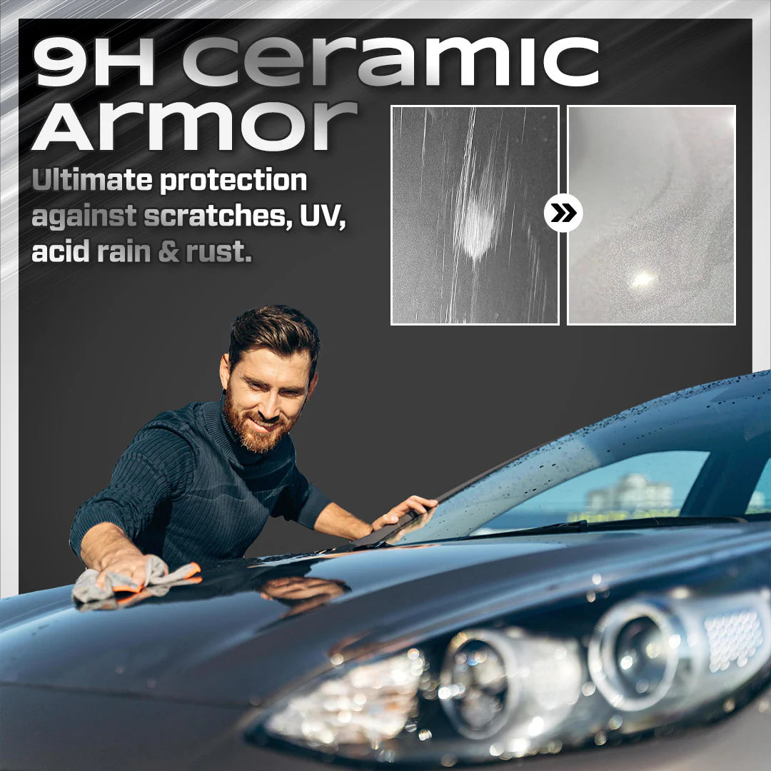 Titanium Ceramic Wax Cream | 9H Nano-Ceramic Protection, Deep Wet-Look Shine 1