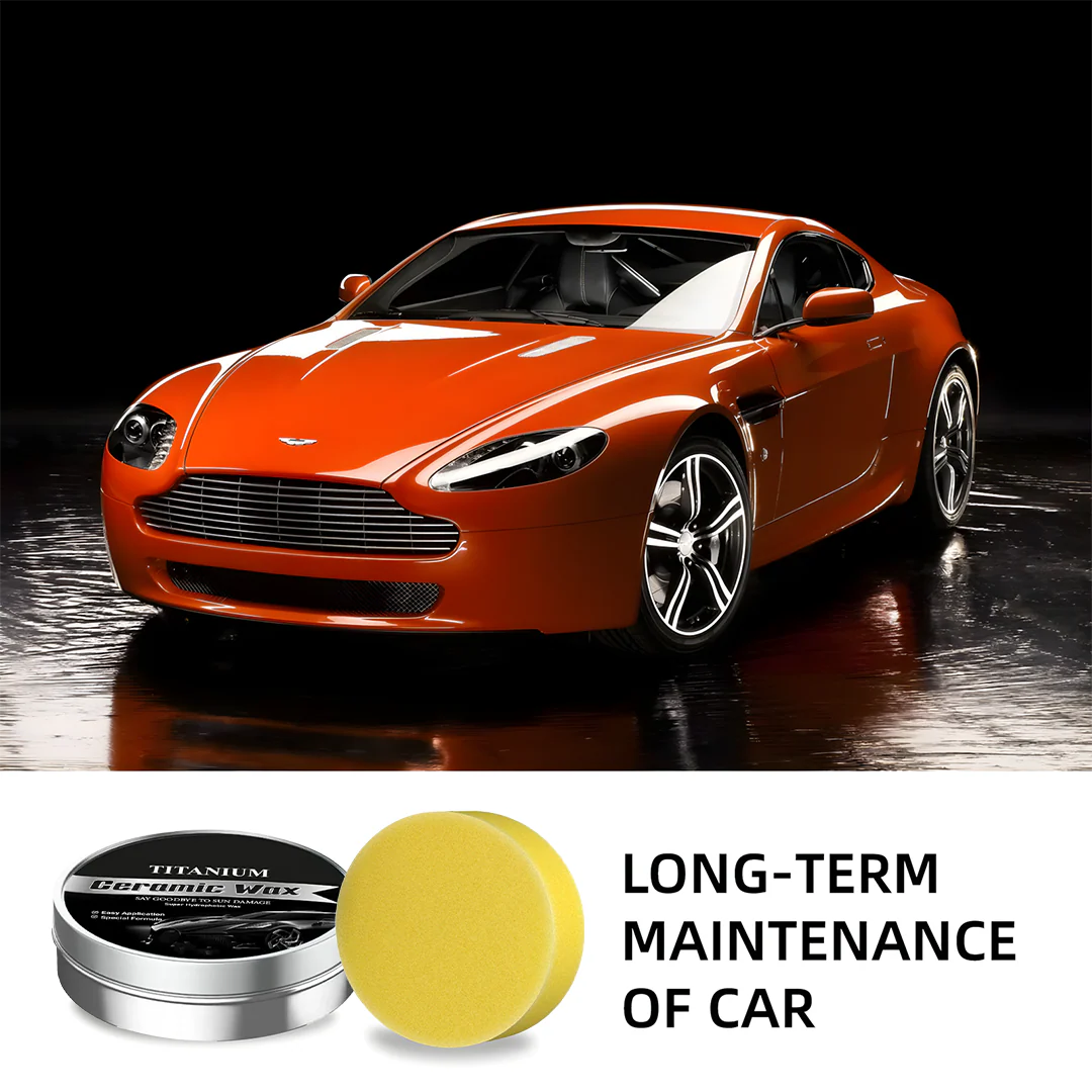 Titanium Ceramic Wax Cream | 9H Nano-Ceramic Protection, Deep Wet-Look Shine 6