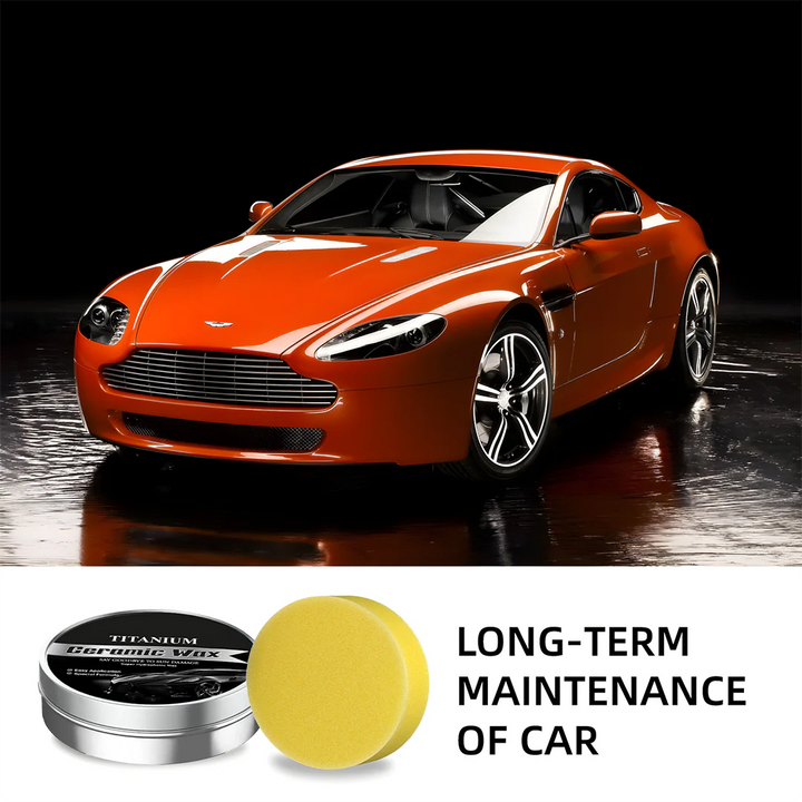 Titanium Ceramic Wax Cream | 9H Nano-Ceramic Protection, Deep Wet-Look Shine 6