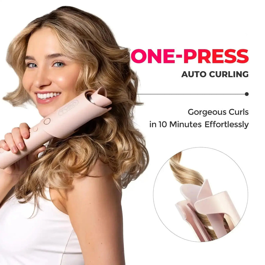 Vela EverCurl Pro Styler | Smart Anti-Tangling Hair Curler, 3 Heat Levels 4