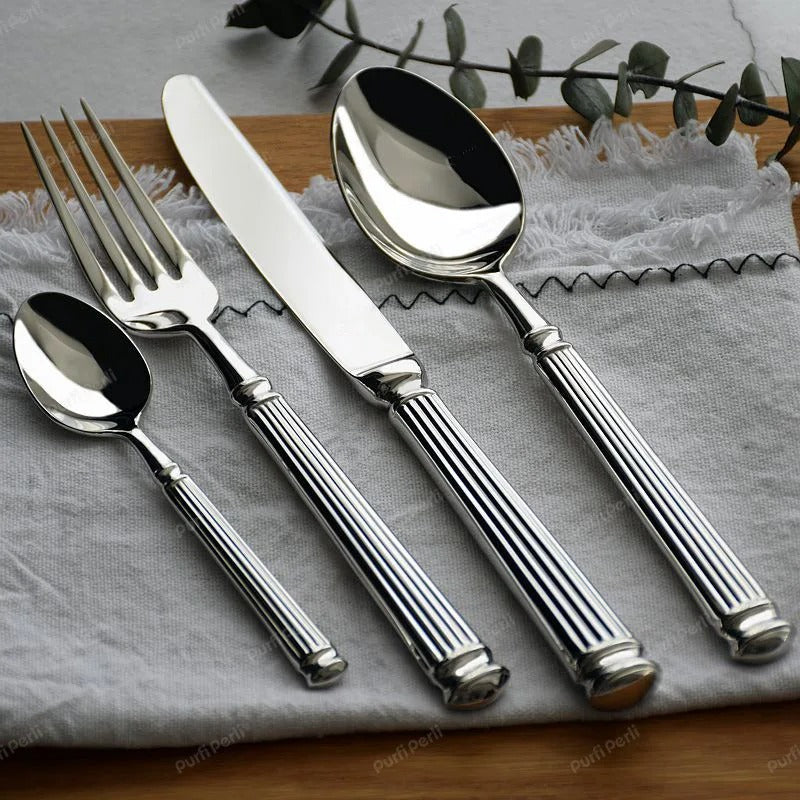 VeroLux Elite Flatware Set – Elegant Design with Durable Construction for Impressive Dining 0