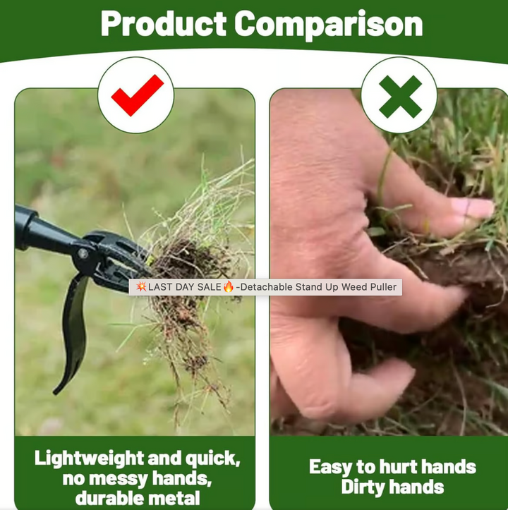 Wanda Garden Tool | Ergonomic Weed Remover, High-Strength Steel 5