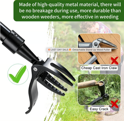 Wanda Garden Tool | Ergonomic Weed Remover, High-Strength Steel 7