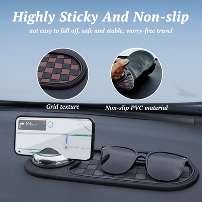 Woyuosn Car Dashboard Mat | Multi-Functional Organizer with Phone Holder, Non-Slip PVC 5