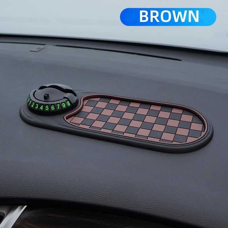 Woyuosn Car Dashboard Mat | Multi-Functional Organizer with Phone Holder, Non-Slip PVC 8