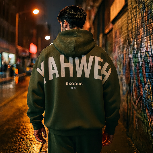 Yahweh Testimony Hoodie | Premium Fleece, Oversized Fit 0