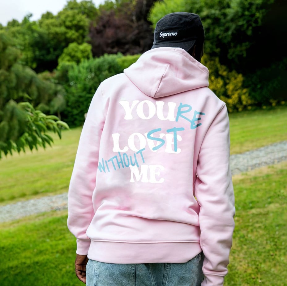 Yonder Hoodie | Casual Letter Print, Comfortable Loose Fit for Men 0