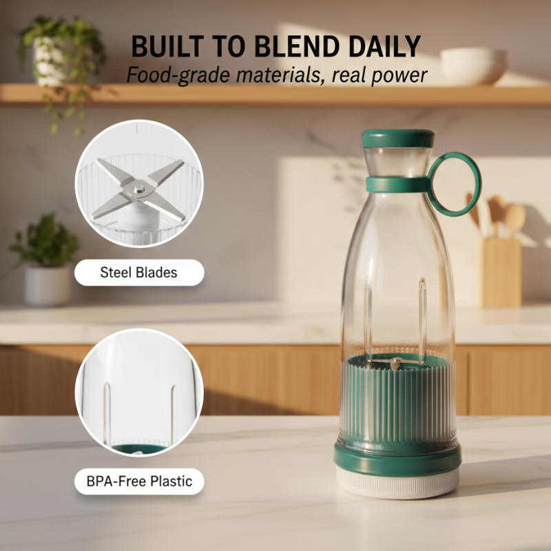 Zestix Portable Blender | 18,000 RPM, Self-Cleaning Blender Bottle 5