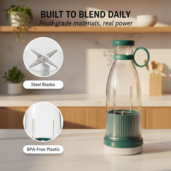 Zestix Portable Blender | 18,000 RPM, Self-Cleaning Blender Bottle 5