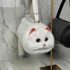 A realistic feline - inspired purse that makes a sensation everywhere (White ) - | Zavonix