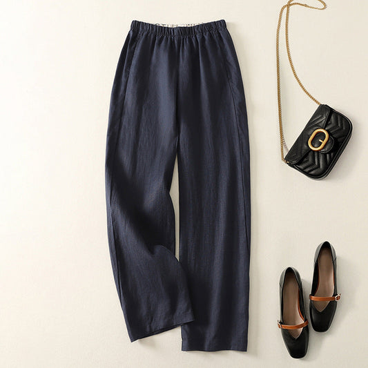 Rivano — Breathable Cotton Linen Straight Pants with Relaxed Fit