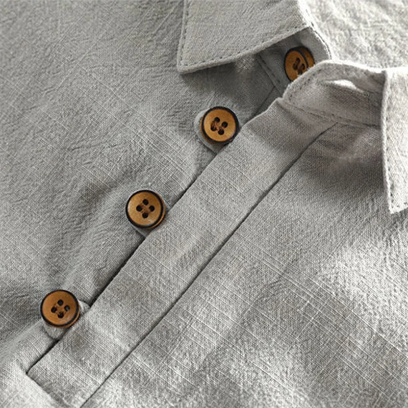 Avery Men's Polo Shirt | Linen-Cotton Blend