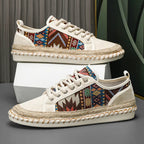 Trek Sneakers | Lightweight Canvas, Tribal-Inspired Design