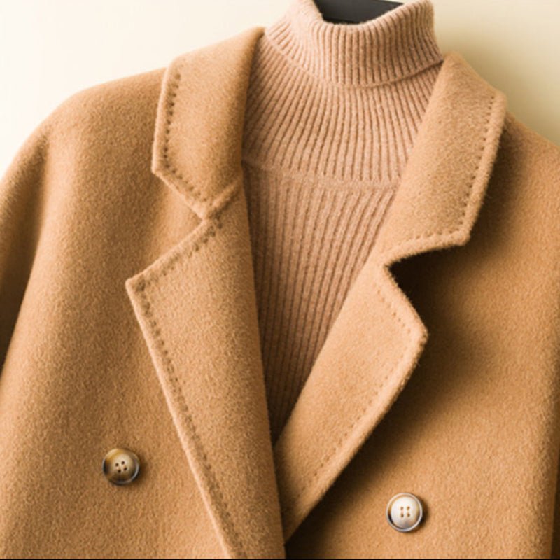 ABIGAIL™ MERINO WOOL OVERCOAT (Black XS) - | Zavonix