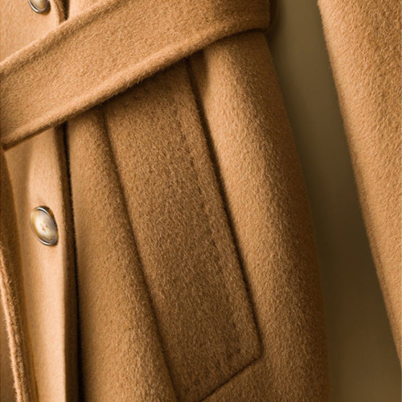 ABIGAIL™ MERINO WOOL OVERCOAT (Black XS) - | Zavonix