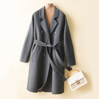 ABIGAIL™ MERINO WOOL OVERCOAT (Gray XS) - | Zavonix