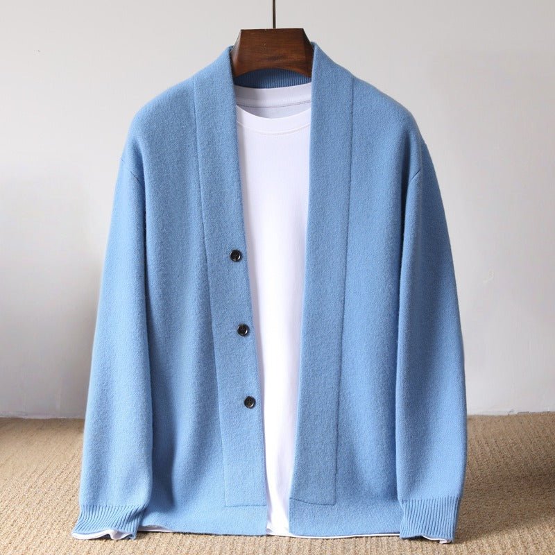 ADAM WOOL CARDIGAN (Black XS) - | Zavonix