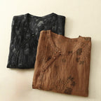 ADELA LINEN BLOUSE (Black XS) - | Zavonix